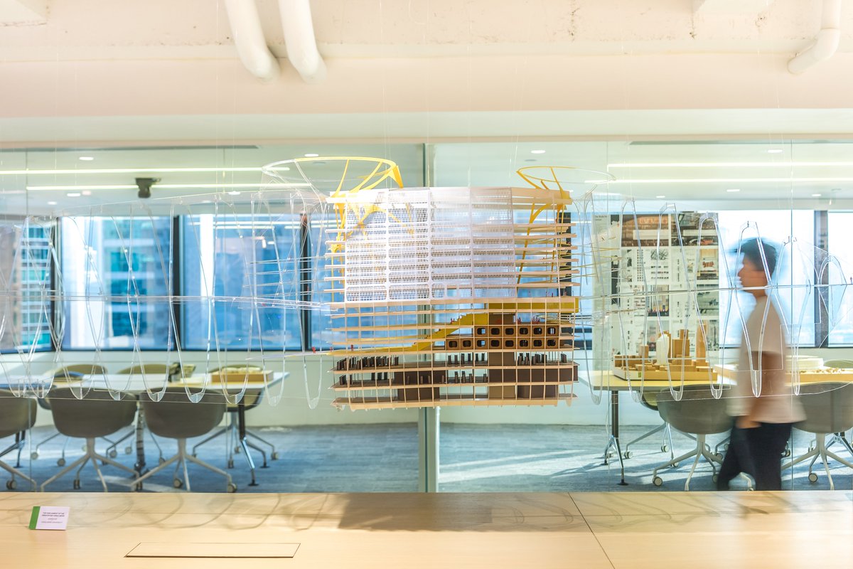 The HASSELL Hong Kong studio is hosting 'CROSS-OVER', an exhibition showcasing work from graduating students from four Hong Kong university design schools. Arranged around four topics - housing issues, healing spaces, sustainability, adaptation - it will run until September 20. https://t.co/ZEwxlCT7Ey